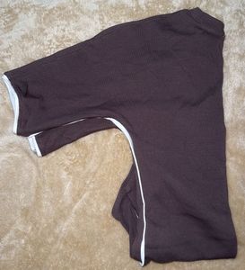 ZARA Brown T-shirt Bodysuit