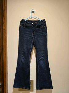 Classic Dark Wash Flare Jeans