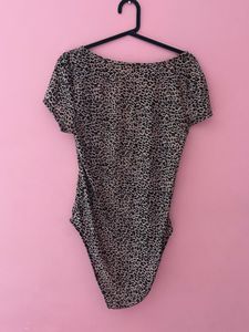 Leopard Print Bodysuit