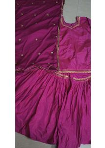 Magenta Lucknowi Gharara