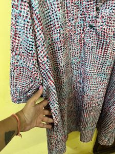 Colorful Abstract Print Kurta