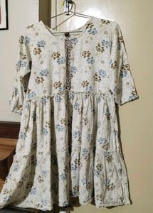 Floral Tiered short Kurta