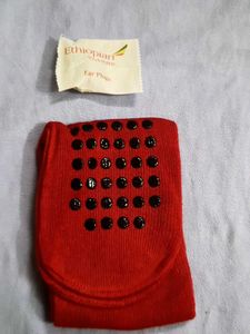 Red Ethiopian Airlines Travel Pouch Set