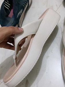 White Modare Flip Flops