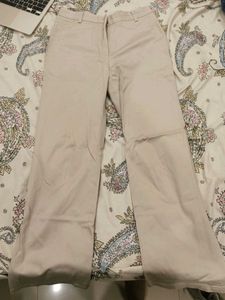 Beige Custom Made Formal Pants