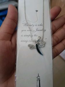 Elegant Dragonfly Pendant Necklace