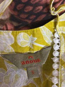 Beautiful Yellow Floral Kurta