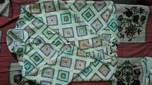 Boho Geometric Print Kurta