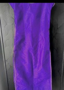 Purple Silk Kurta