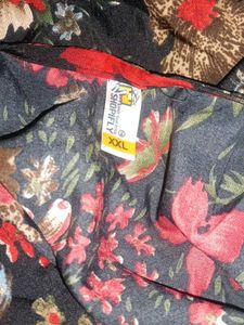 Beautiful Floral Print Saree