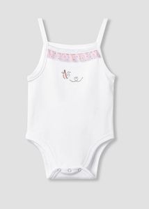 Baby Girls White Bodysuit