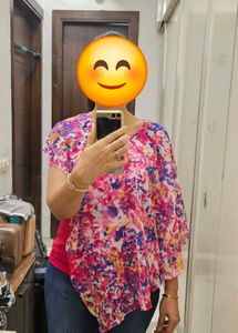 Colorful Abstract Layered Top