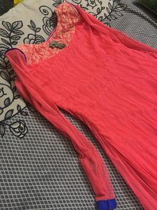 Beautiful Pink Anarkali Gown