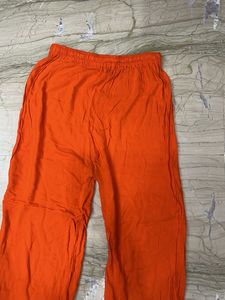 Vibrant Orange Palazzo Pants