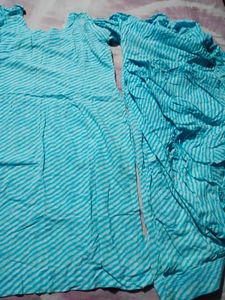Blue Striped Kurta