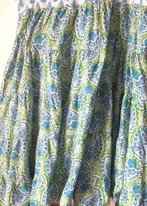 aLL Brand Bohemian Print Flaired Cotton Kurti