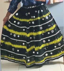 Boho Tie-Dye Maxi Skirt