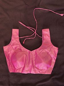 Vibrant Pink Silk Blouse