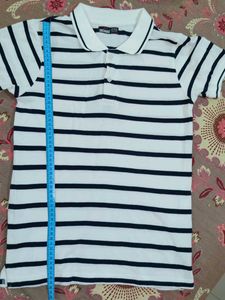 Boy's Striped Polo Shirt