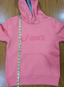 Pink Asics Hoodie