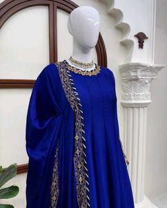Elegant Royal Blue Embroidered Kurta Set