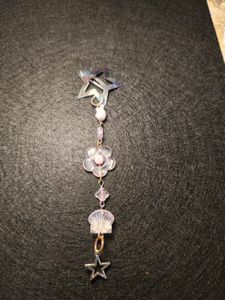 Star Charm Hair Clip with Beads