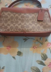 Coach Signature Monogram Handbag
