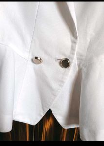 White Blazer - Basic
