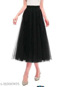 black skirt