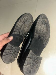 Stylish Black &amp; White Loafers