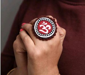 Fabric Om ring