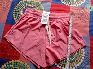 Women's Pink Athletic Shorts