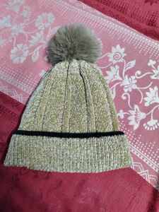 Cozy Winter Beanie with Pom Po