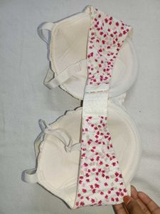 Floral Print Padded Bra