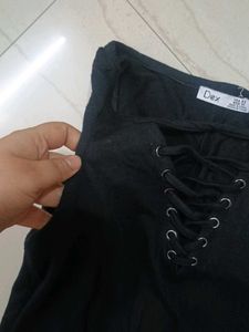 Black Sleeveless Casual Dress