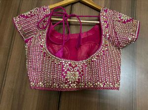 🆕Ready to wear Designer Saree &amp; Blouse