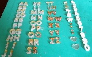 Resin Alphabet A To Z With Numbers