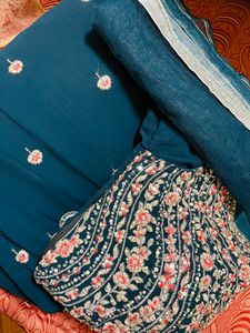 Peplum Top With Lehanga &amp; Dupatta