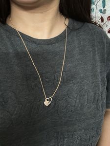 Glo Accessories Rose Gold Heart Necklace