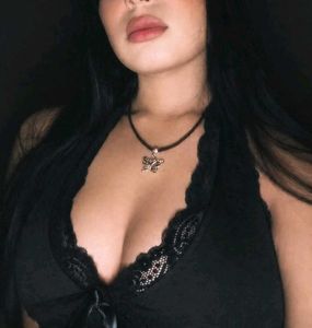 Black halter top