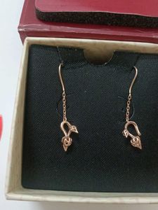 Rose Gold Brahma Kamal Bud Earrings
