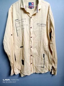 Men's Peach Casual Shirt