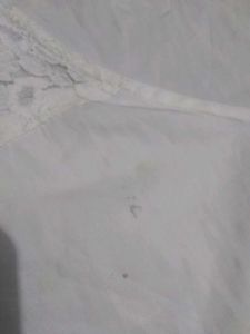 White Lace Sleeve Top