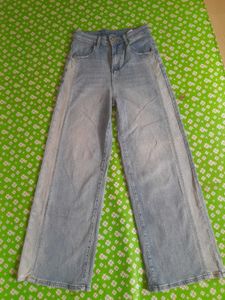 Light Wash Wide Leg Jeans