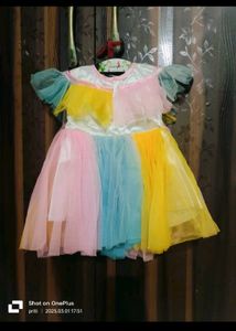 Colorful Tulle Party Dress for Girls