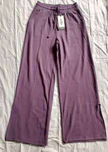 Retro Diamond Pattern Wide Leg Pants