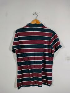 Multicolour Striped T Shirt (Men's)