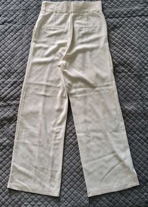 Elegant White Belted Pants