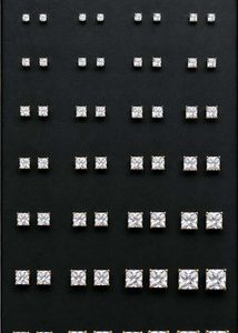 Sparkling Square Stud Earrings.10sets only