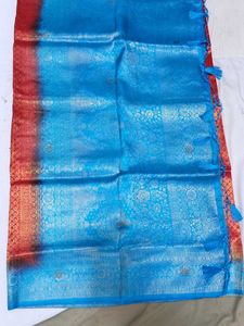 Soft Silk Sareed With Stone Work
